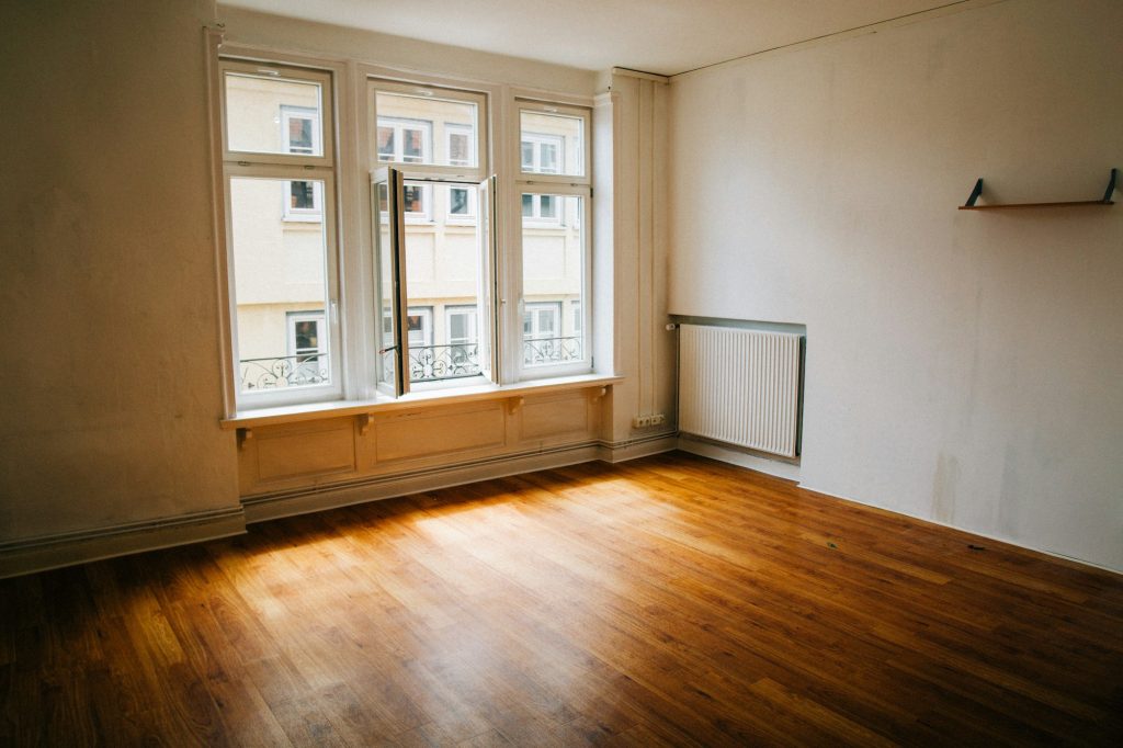 Living room before interior design